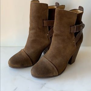 rag & bone Size 7 Brown Ankle Boots